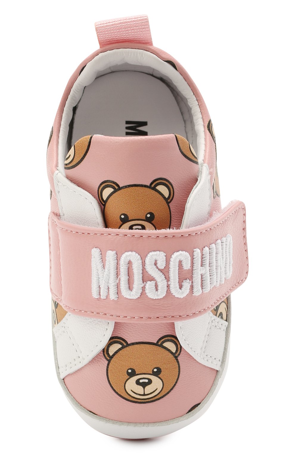 Кожаные кеды MOSCHINO, арт. 68712/GL0V./GL0VE/GL0VE/GL0VE/15-21, фото 4