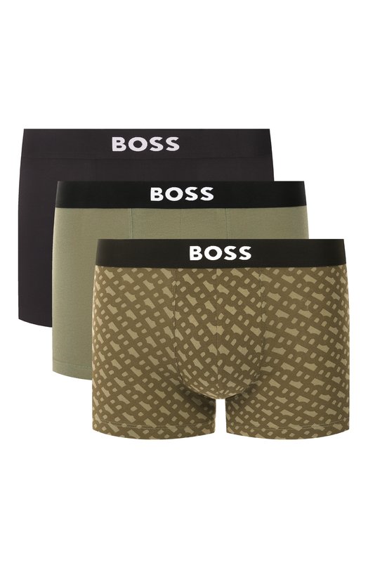 Комплект из трех боксеров BOSS 50549832 Зелёный 50549832