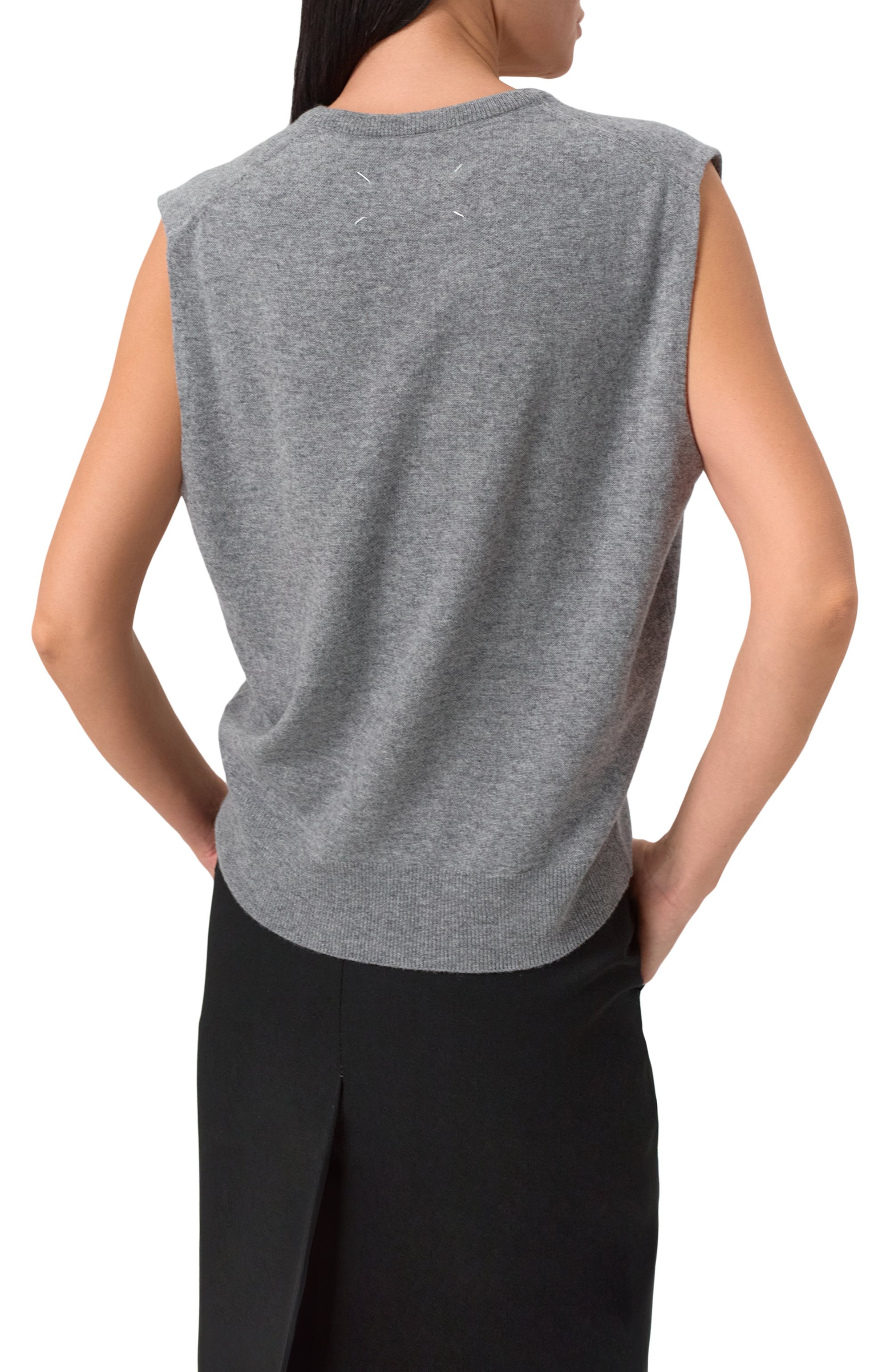 Шерстяной жилет MAISON MARGIELA, арт. S51FB0077/M13090, фото 4