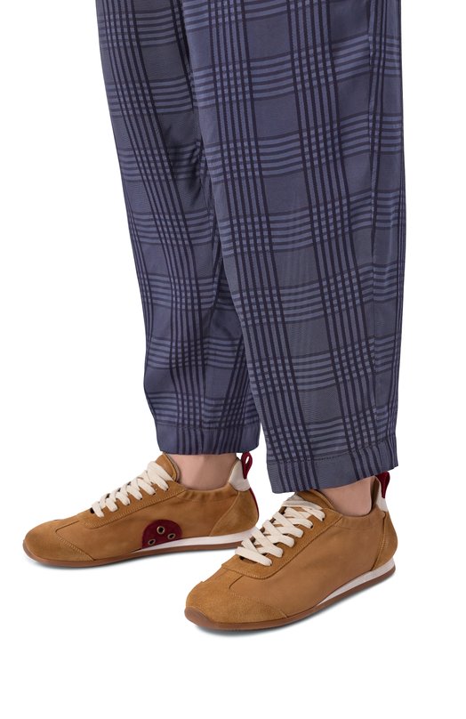 Кожаные кроссовки Uma Wang US9087 Коричневый  US9087 Фото 2