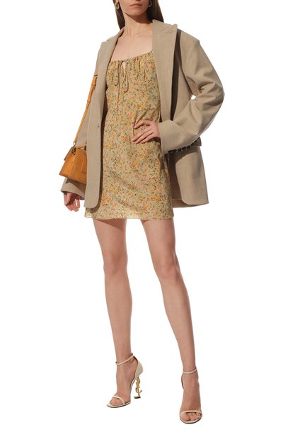 Шелковое платье SAINT LAURENT, арт. 666217/Y5D06, фото 2