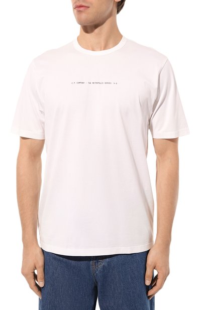 Хлопковая футболка C.P. COMPANY, арт. 15CLTS046A006370W, фото 3