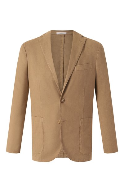 Мужской пиджак из хлопка и льна BOGLIOLI, арт. N1302Q/SB4407