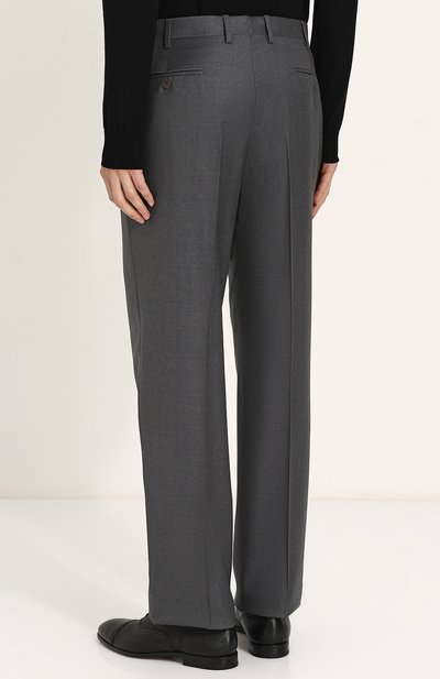Шерстяные брюки прямого кроя BRIONI, арт. RPL16S/PZA0P/C0RTINA, фото 4