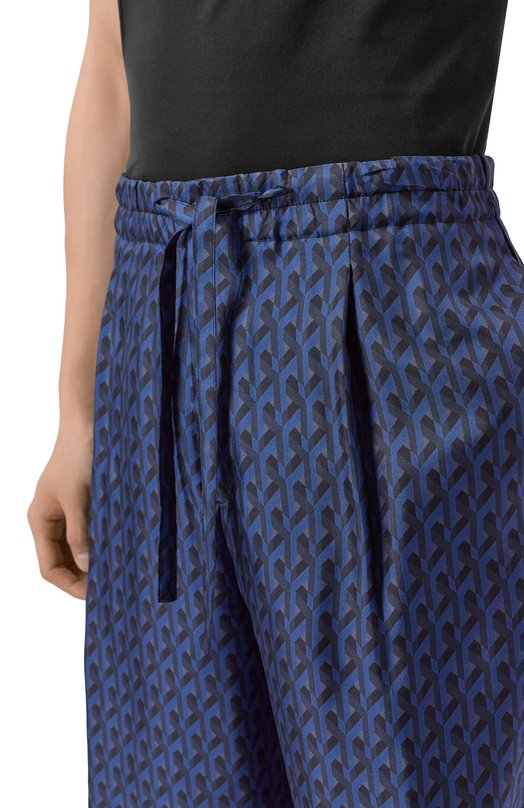 Шелковые шорты MVST M26.2PM.T021/F128 Синий  M26.2PM.T021/F128 Фото 5