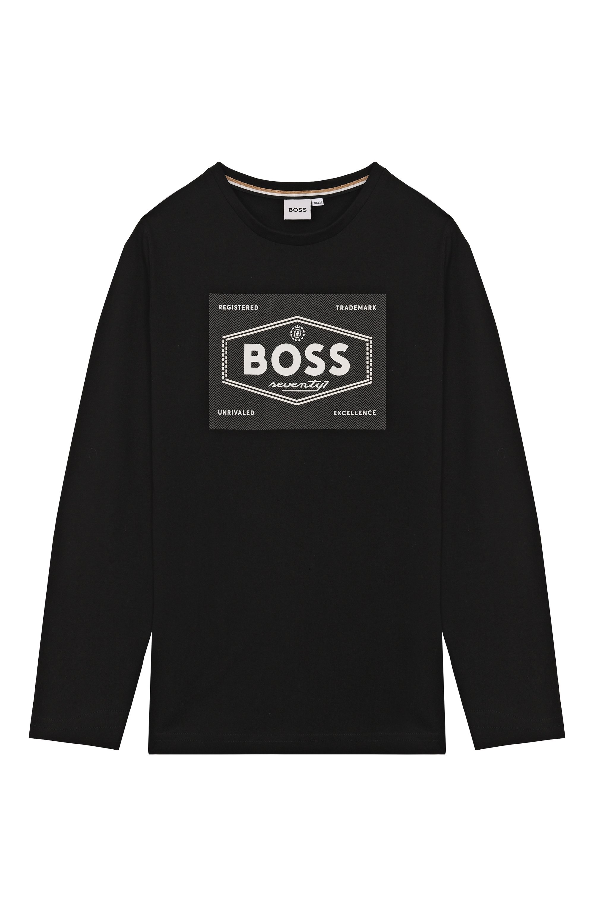 Хлопковый лонгслив BOSS, арт. J51221/6A-12A, фото 1