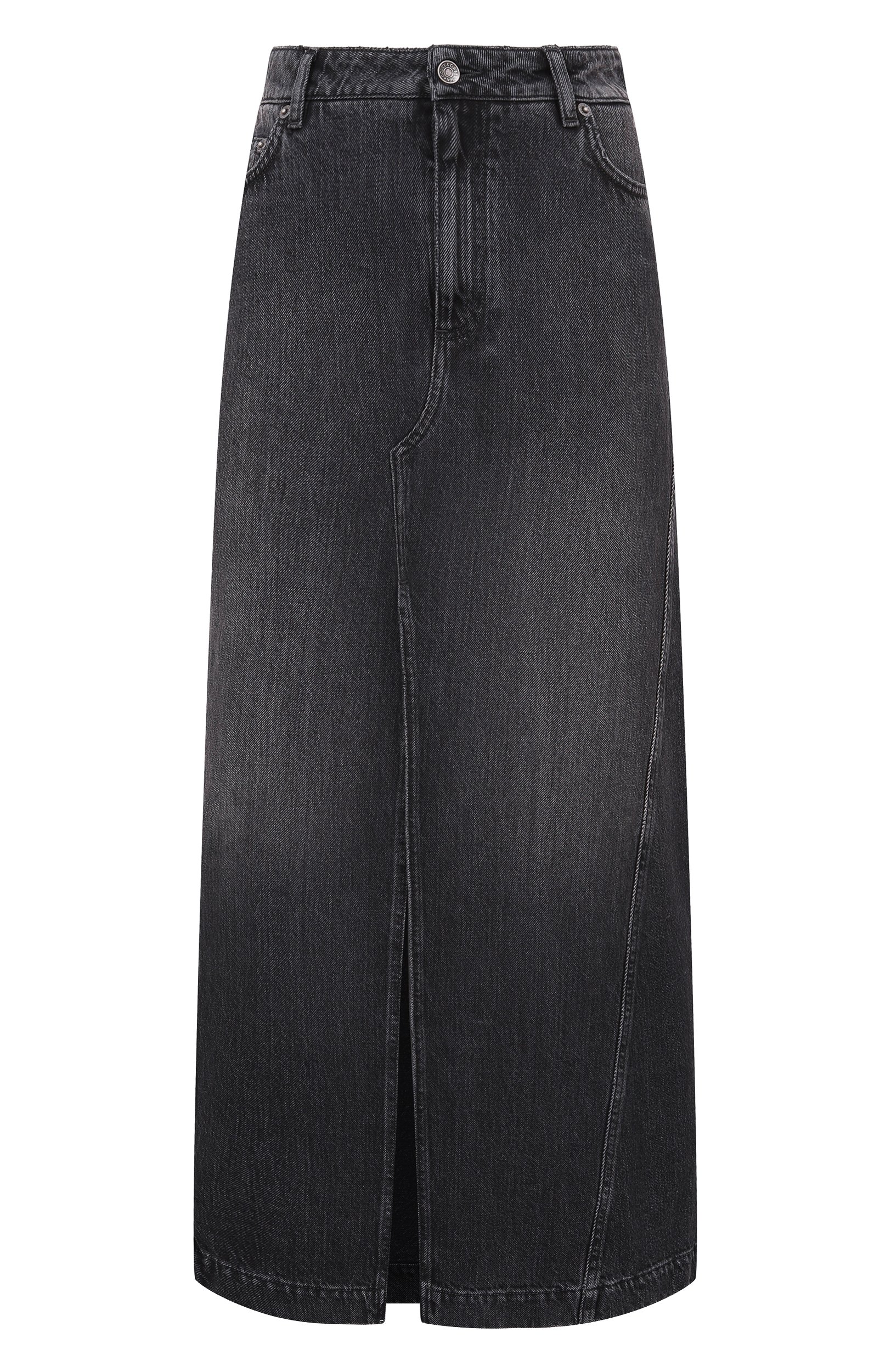 Джинсовая юбка DOLCE & GABBANA черного цвета по цене 109000 руб., арт. F4DD0D/G8PQ8, фото 1 Джинсовая юбка DOLCE & GABBANA, арт. F4DD0D/G8PQ8, фото 1