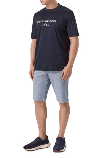 Футболка из лиоцелла и хлопка EMPORIO ARMANI, арт. EM001033/AF10017, фото 2