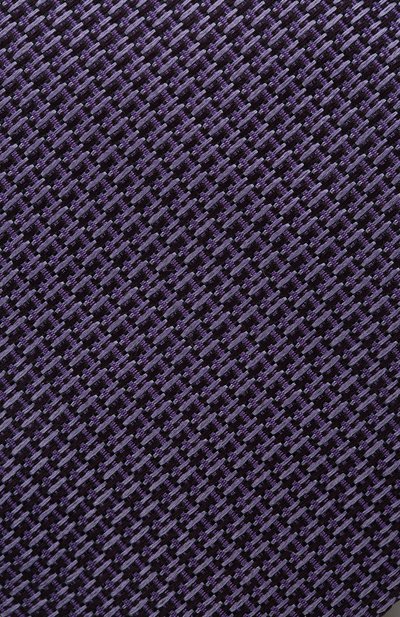 Шелковый галстук CANALI фиолетового цвета по цене 10400 руб., арт. 18/HJ03277, фото 3 Шелковый галстук CANALI, арт. 18/HJ03277, фото 3