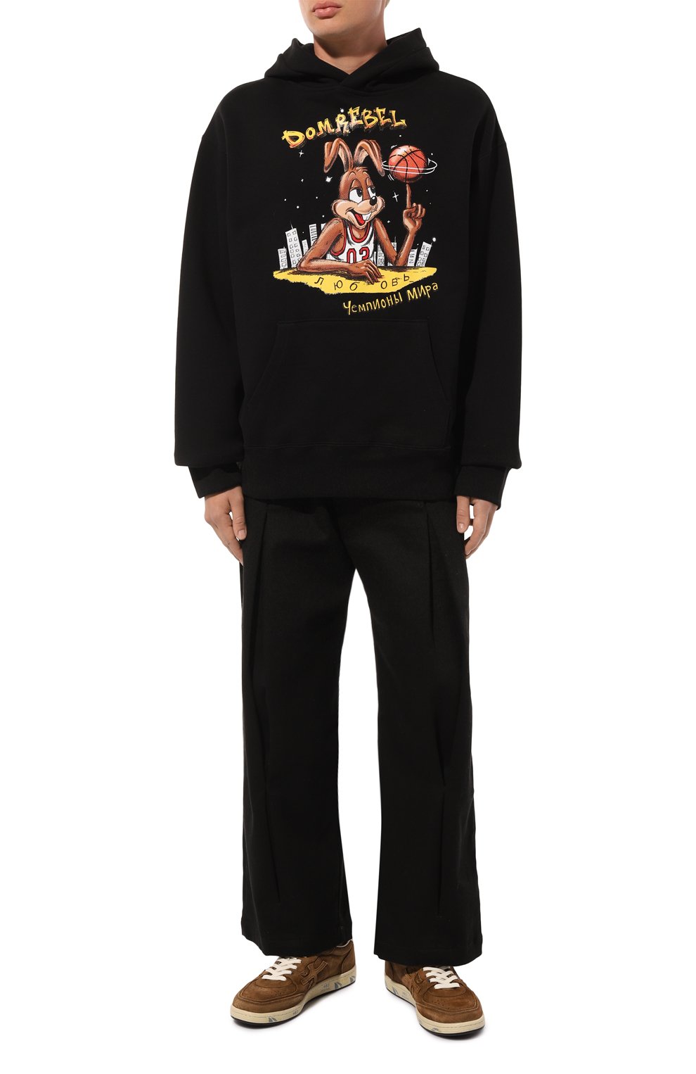 Хлопковое худи DOMREBEL, арт. M WINNER/H00DIE, фото 2