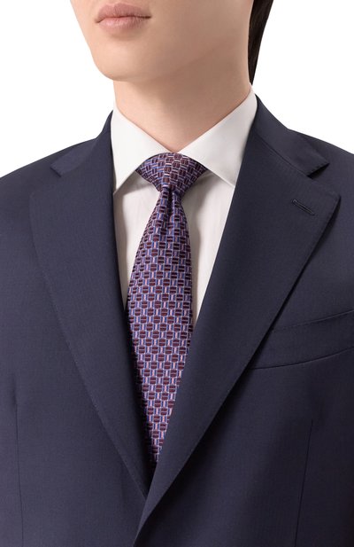 Мужской шелковый галстук BRIONI, арт. 062I00/PD476