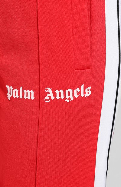 Брюки PALM ANGELS красного цвета по цене 36050 руб., арт. PMCA007F193840072001/W, фото 5 Брюки PALM ANGELS, арт. PMCA007F193840072001/W, фото 5