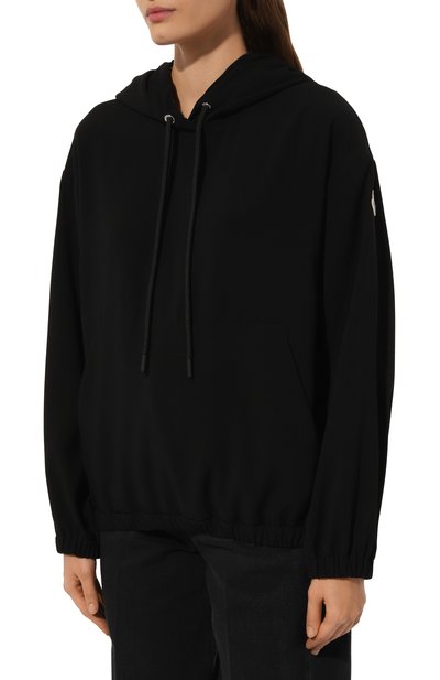 Худи MONCLER черного цвета по цене 51850 руб., арт. 2G000-10-596WF, фото 3 Худи MONCLER, арт. 2G000-10-596WF, фото 3