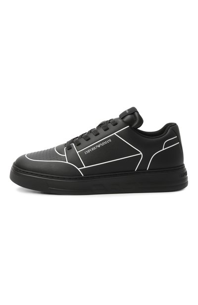 Кожаные кеды EMPORIO ARMANI, арт. EM002852/AF18014, фото 4