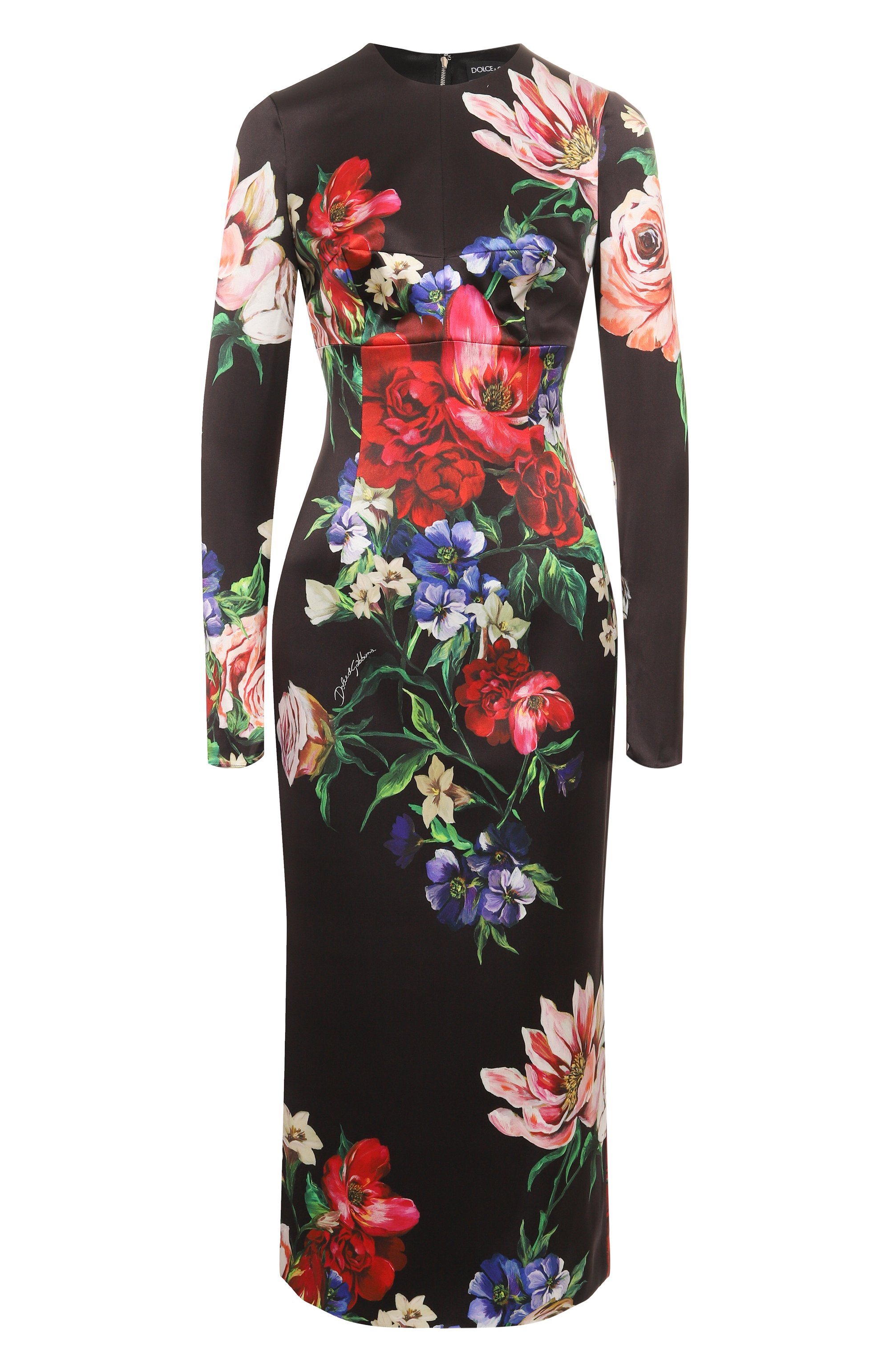 Атласное платье DOLCE & GABBANA, арт. F6TRQT/FSIB5, фото 1