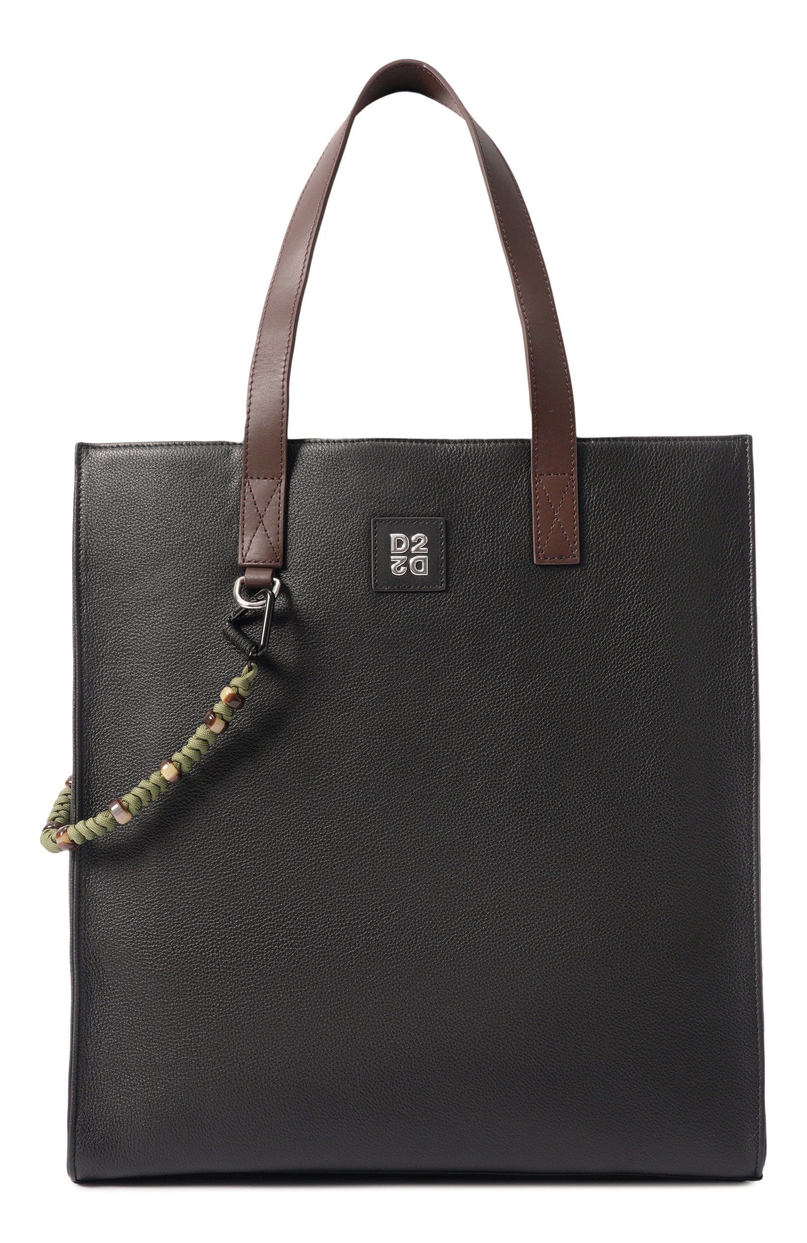Сумка-тоут d2 upside down DSQUARED2 черного цвета по цене 78650 руб., арт. SPM0115/25109053, фото 1 Сумка-тоут d2 upside down DSQUARED2, арт. SPM0115/25109053, фото 1