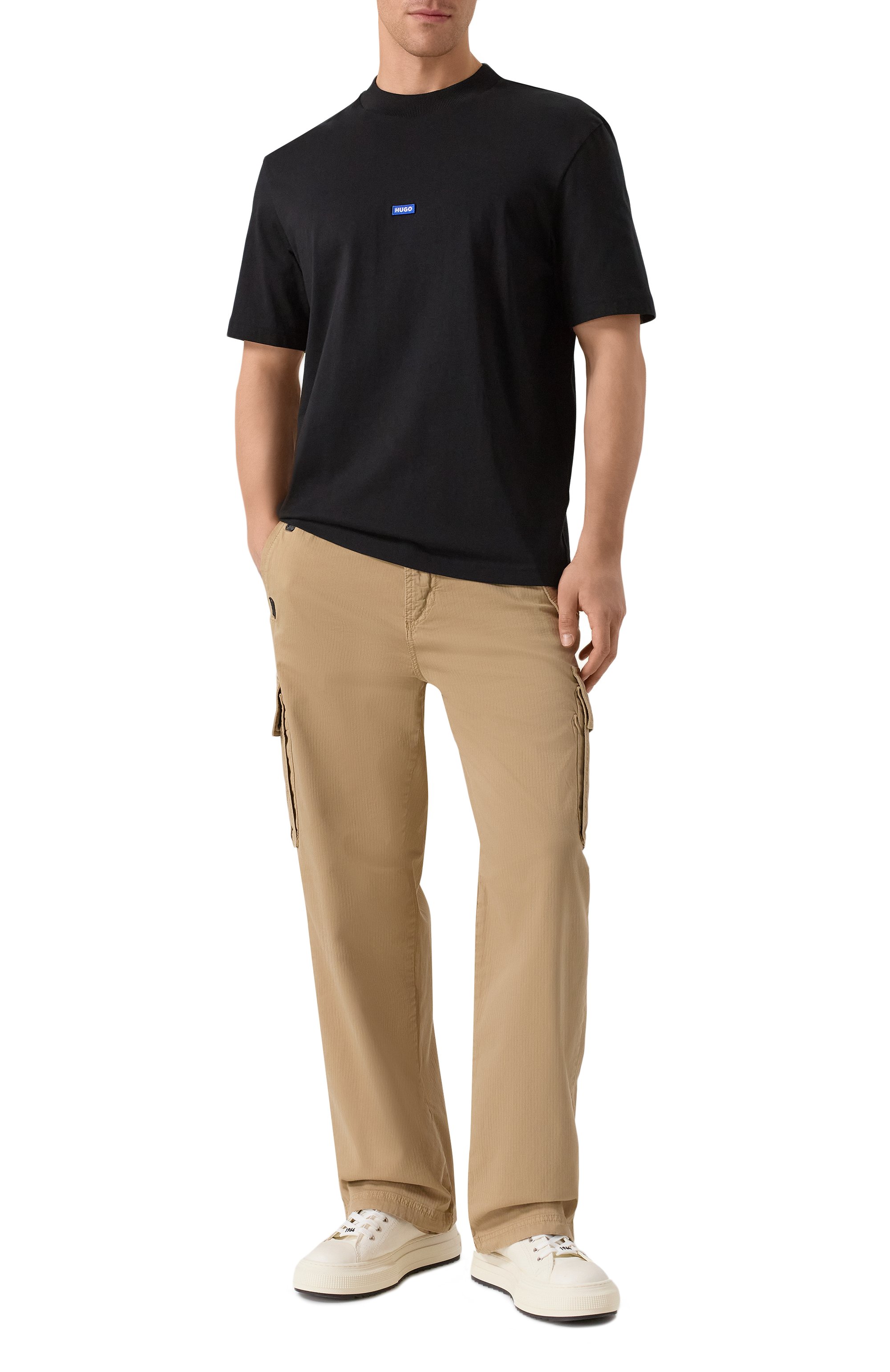 Хлопковая футболка HUGO BLUE, арт. 50509991, фото 2
