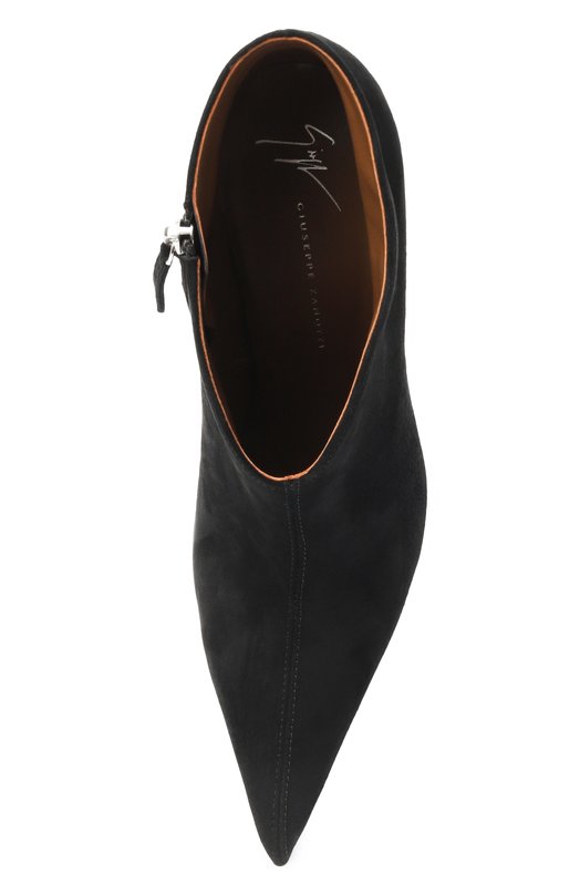 Замшевые ботильоны Cluedo 105 Giuseppe Zanotti Design I570003 Чёрный  I570003 Фото 6