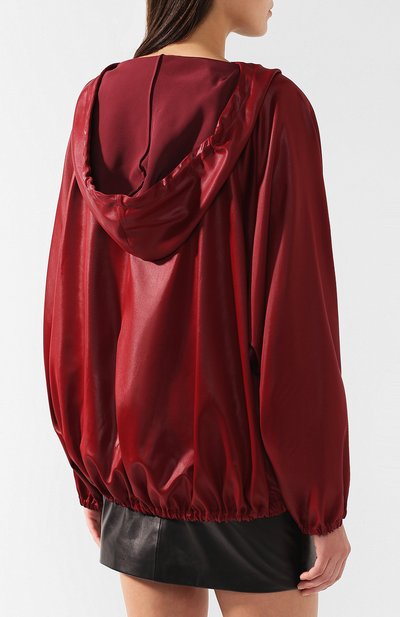 Блузка с капюшоном GIVENCHY бордового цвета по цене 97200 руб., арт. BW706D11F9, фото 4 Блузка с капюшоном GIVENCHY, арт. BW706D11F9, фото 4