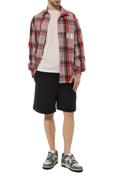 Кожаные кеды out of office OFF-WHITE, арт. OMIA189F22LEA0110155, фото 2