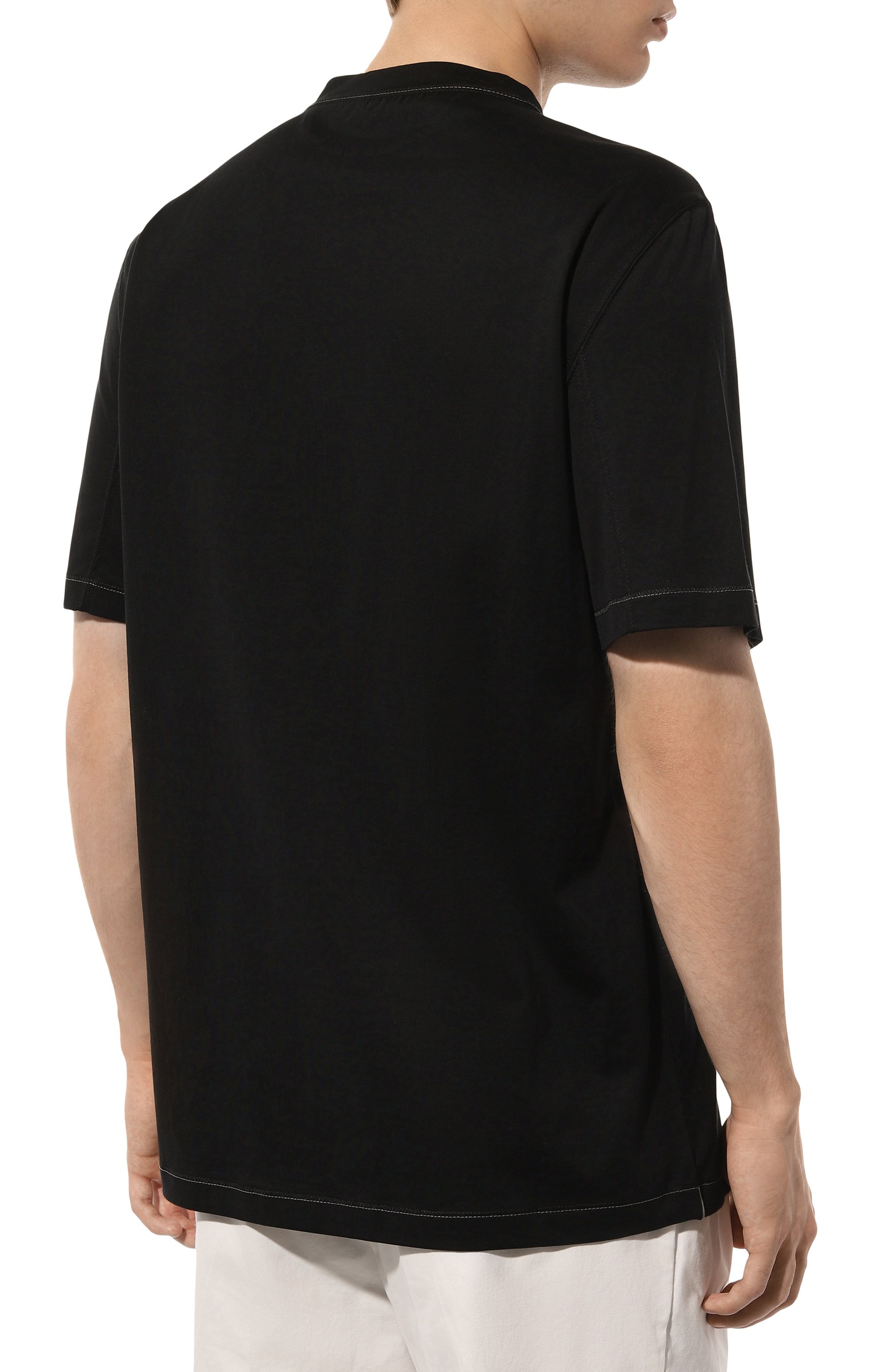 Хлопковая футболка BRUNELLO CUCINELLI, арт. M0B131328G, фото 4