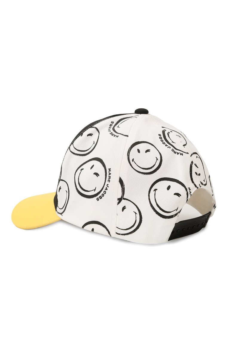 Детская хлопковая бейсболка MARC JACOBS (THE) черного цвета, арт. W60005 | Фото 2 (Нос: Не проставлено; Материал: Хлопок, Текстиль)