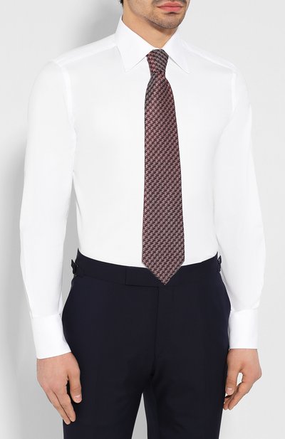 Хлопковая сорочка TOM FORD, арт. 7FT190/94S1JE, фото 4
