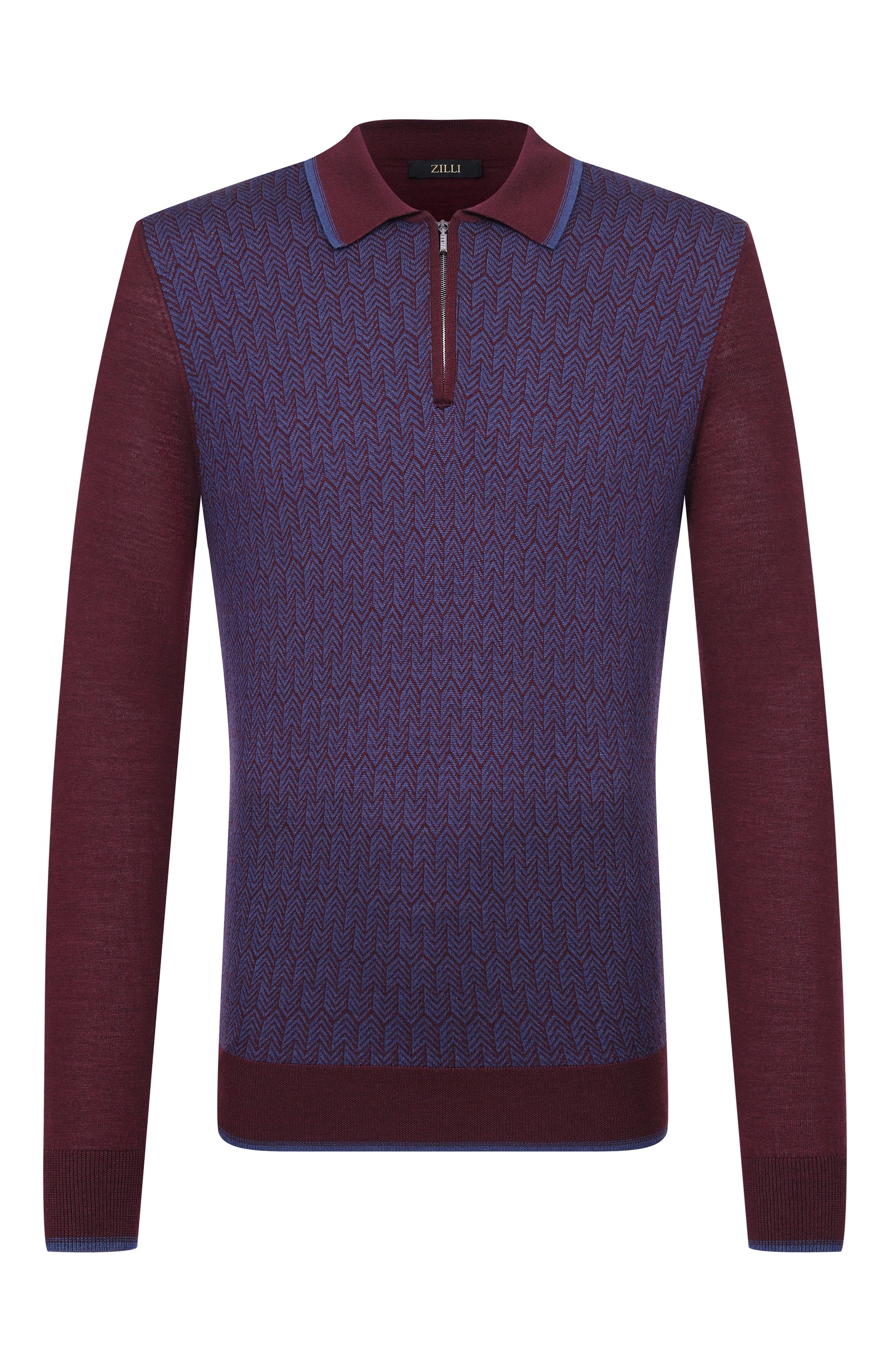 Поло из шерсти и шелка ZILLI, арт. KZP001M0230VHE001_001, фото 1