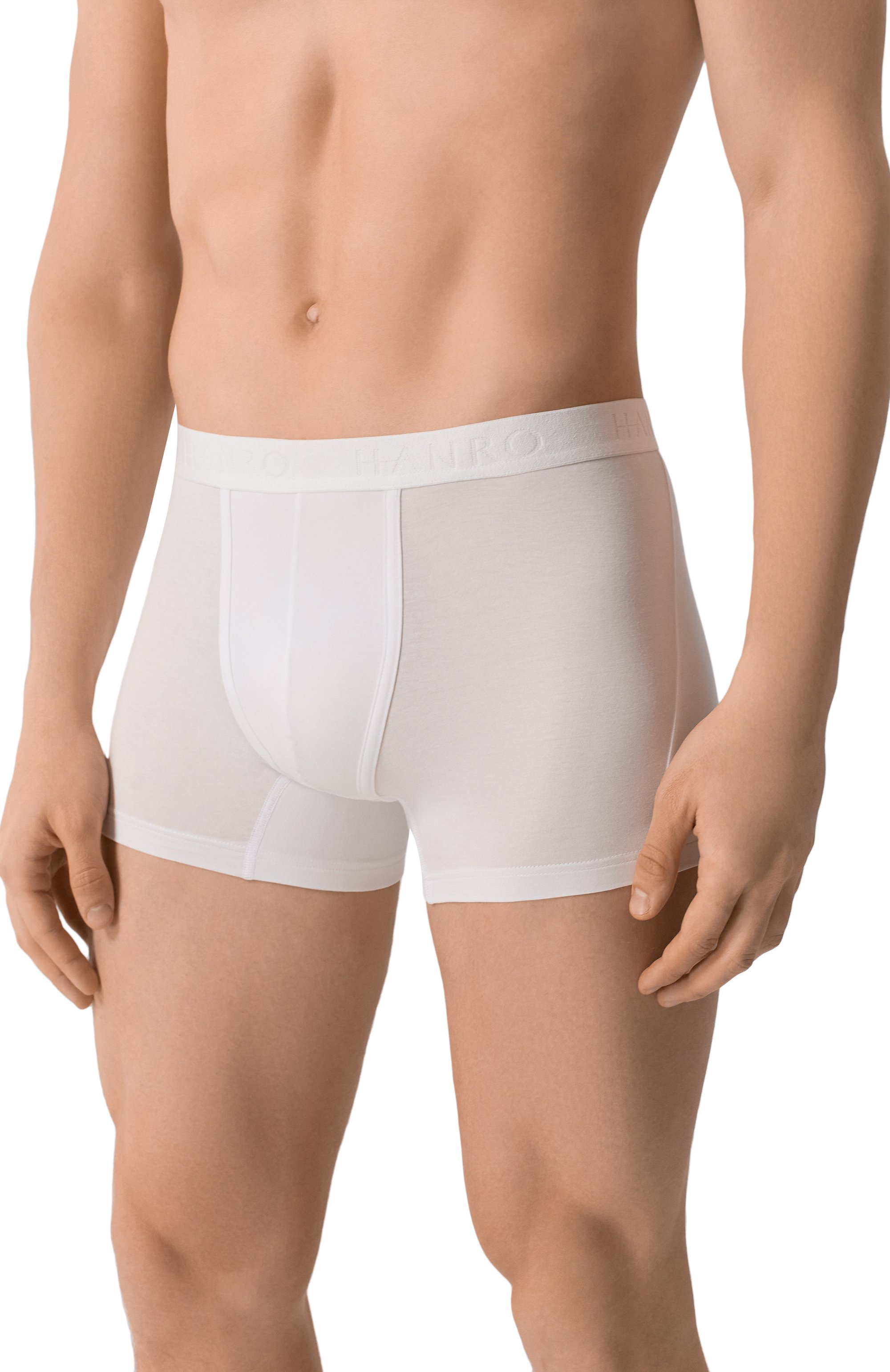 Хлопковые боксеры HANRO белого цвета по цене 5620 руб., арт. 073102, фото 2 Хлопковые боксеры HANRO, арт. 073102, фото 2