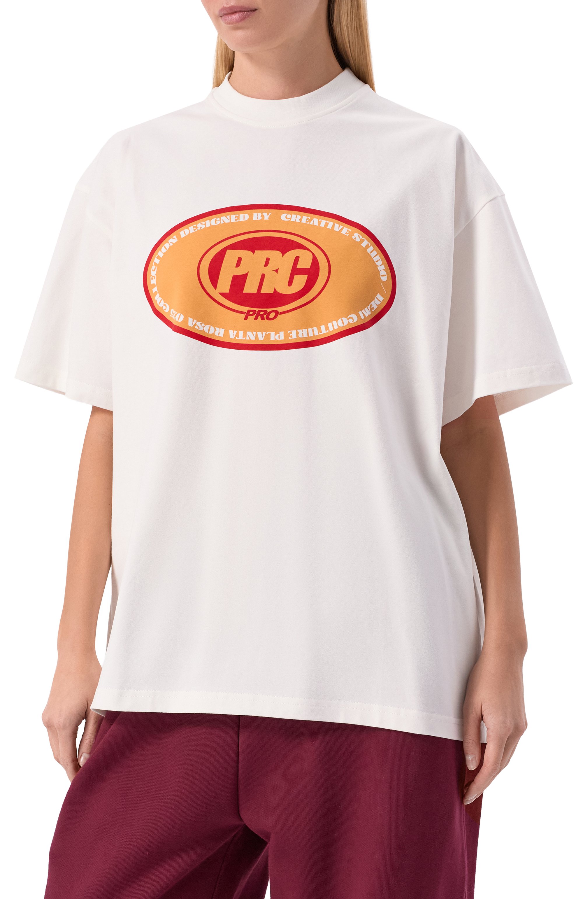 Хлопковая футболка PLANTA ROSA, арт. PR/T01/REDANDORANGE/250VELVET, фото 6