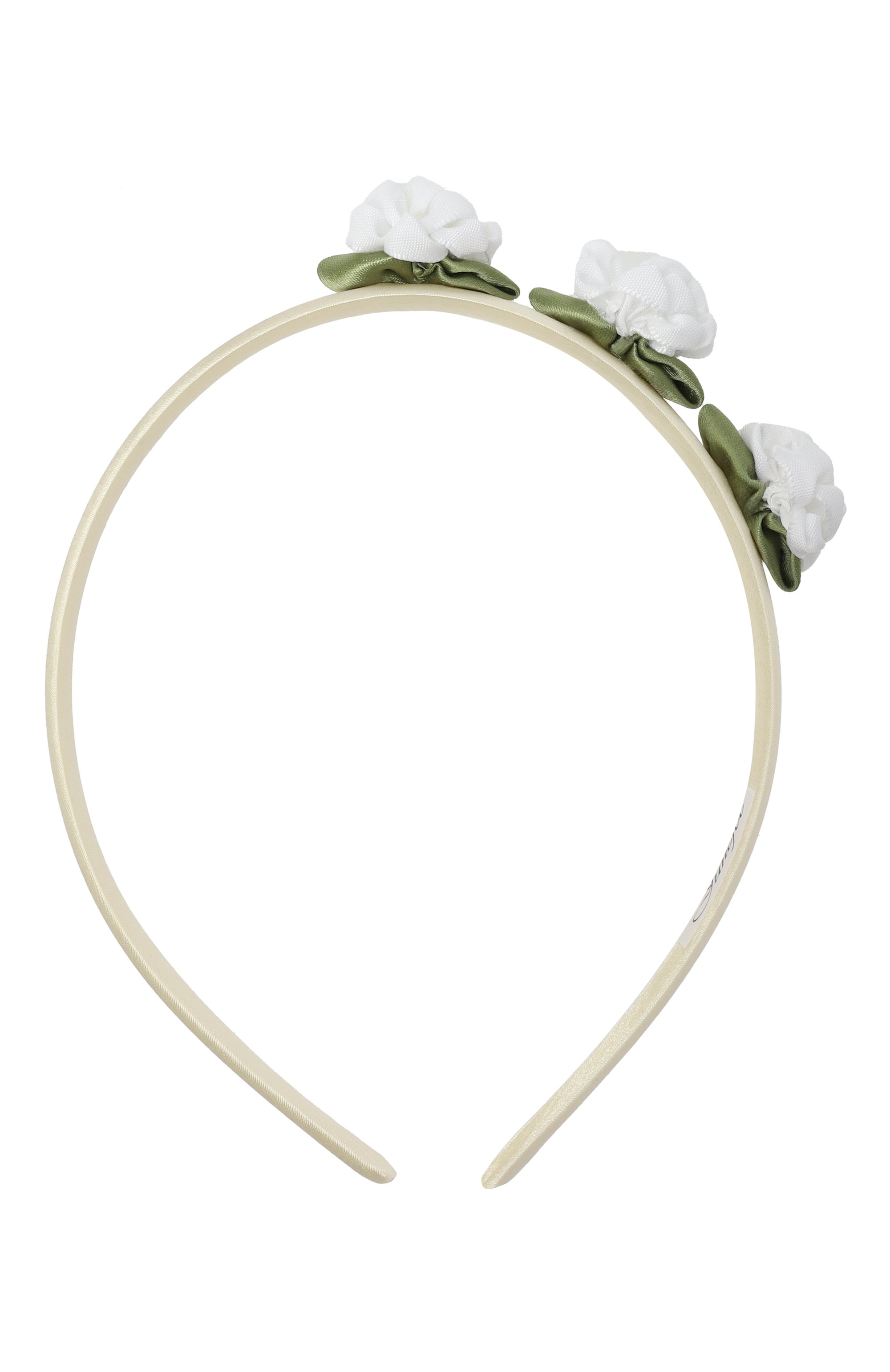 Ободок JUNEFEE белого цвета по цене 2890 руб., арт. 7614, фото 1 Ободок JUNEFEE, арт. 7614, фото 1