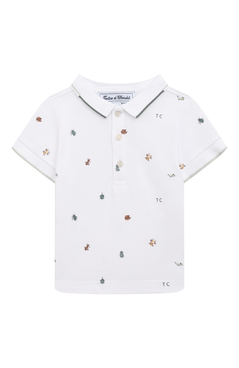 Хлопковое поло TARTINE ET CHOCOLAT, арт. TY11061, фото 1