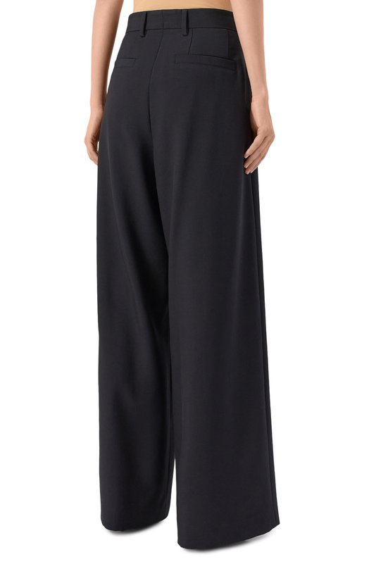Шерстяные брюки Dries Van Noten 010946/2249 Чёрный  010946/2249 Фото 4