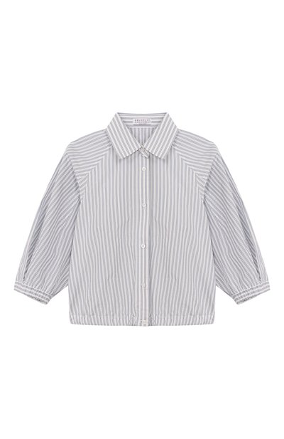 Хлопковая рубашка BRUNELLO CUCINELLI, арт. BL110C863A