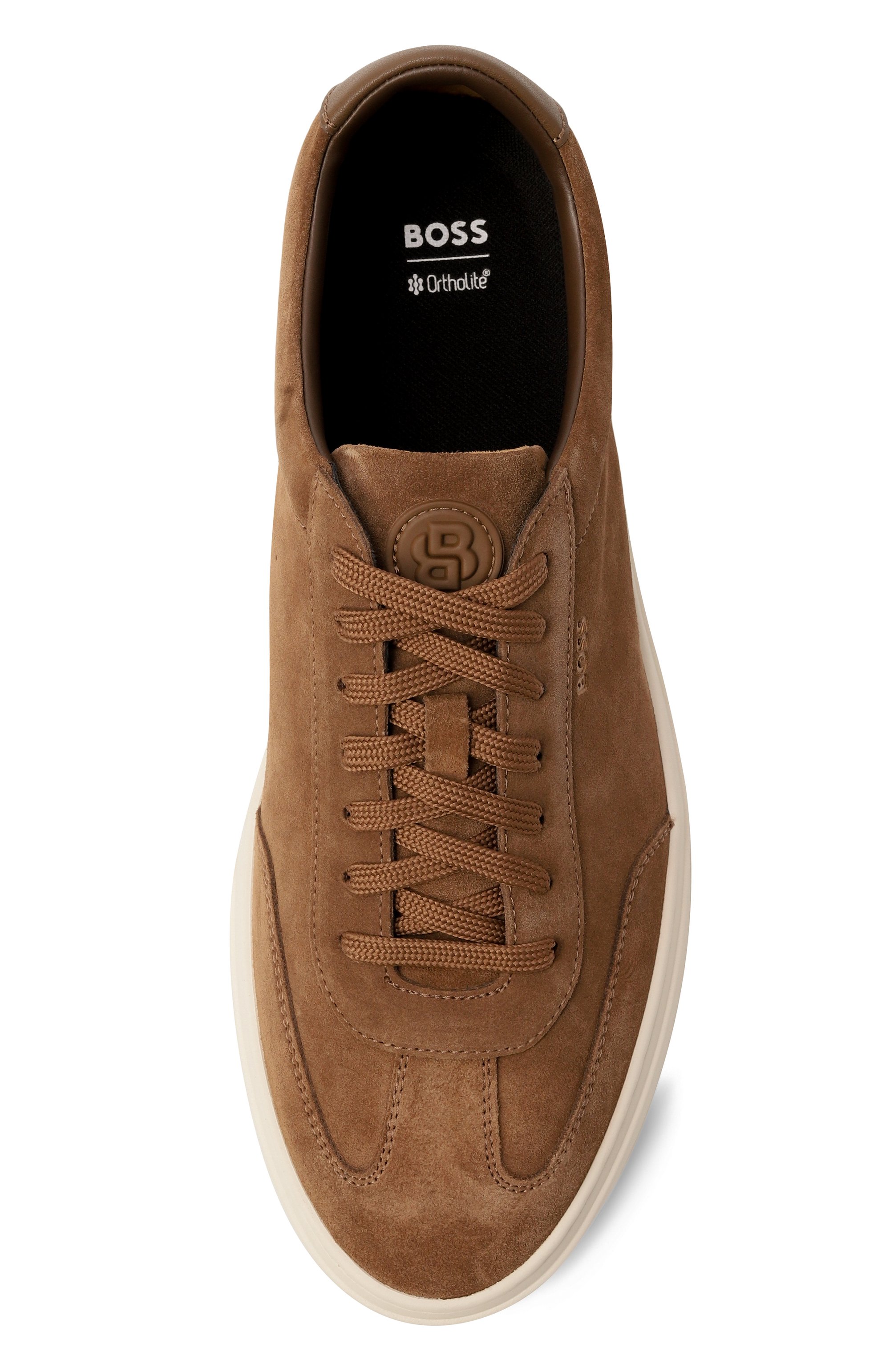 Замшевые кеды kieran BOSS, арт. 50554611, фото 6