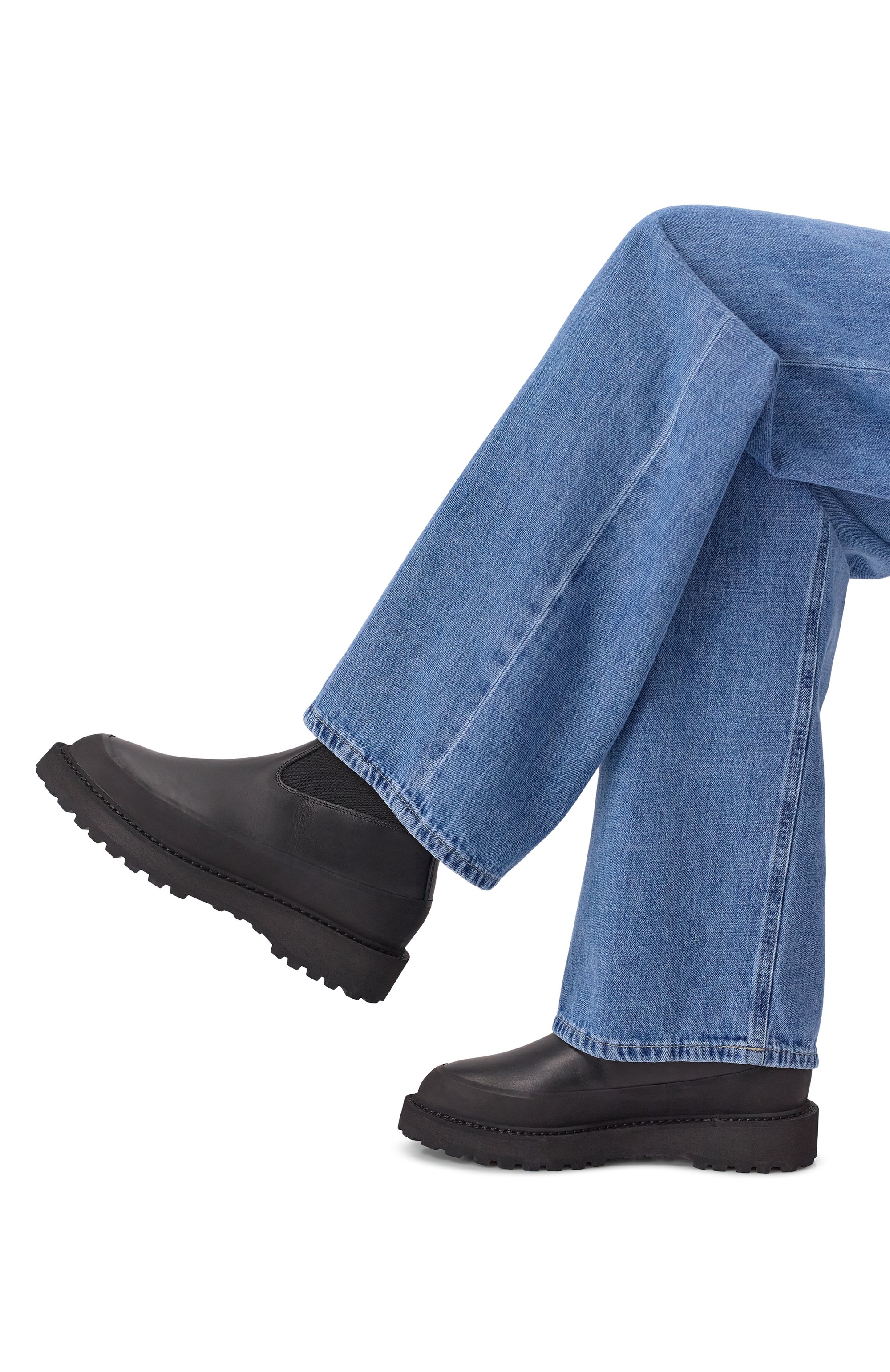 Кожаные челси dolomite LE MONDE BERYL, арт. DCH-CAL-BLA, фото 2