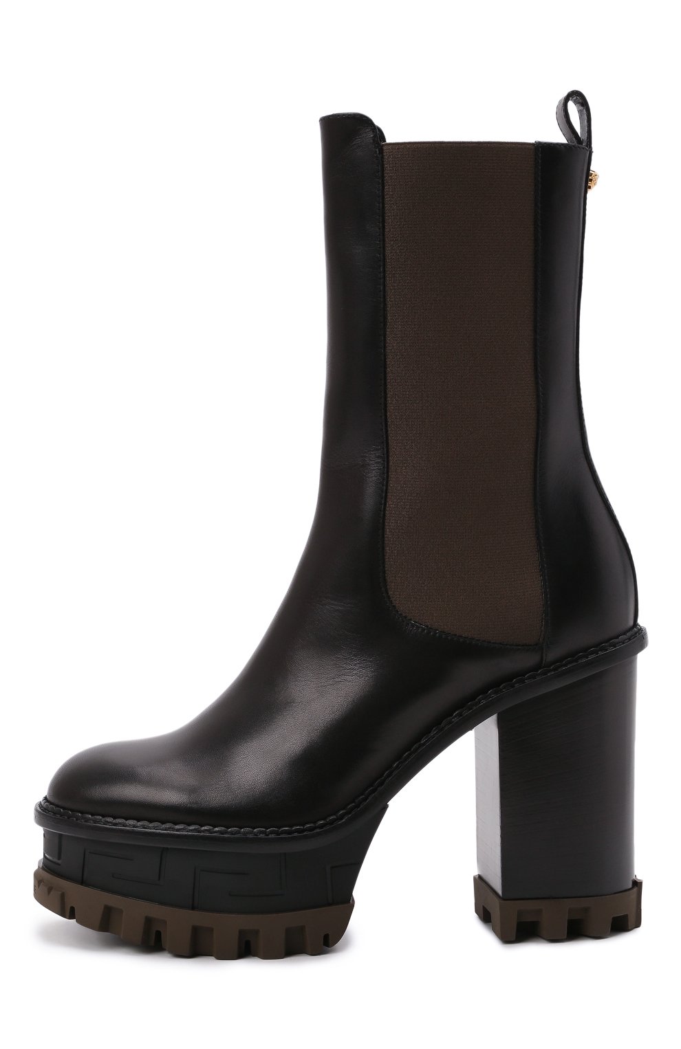 Кожаные ботильоны greca labyrinth VERSACE, арт. DST420Q/DVTA3, фото 3