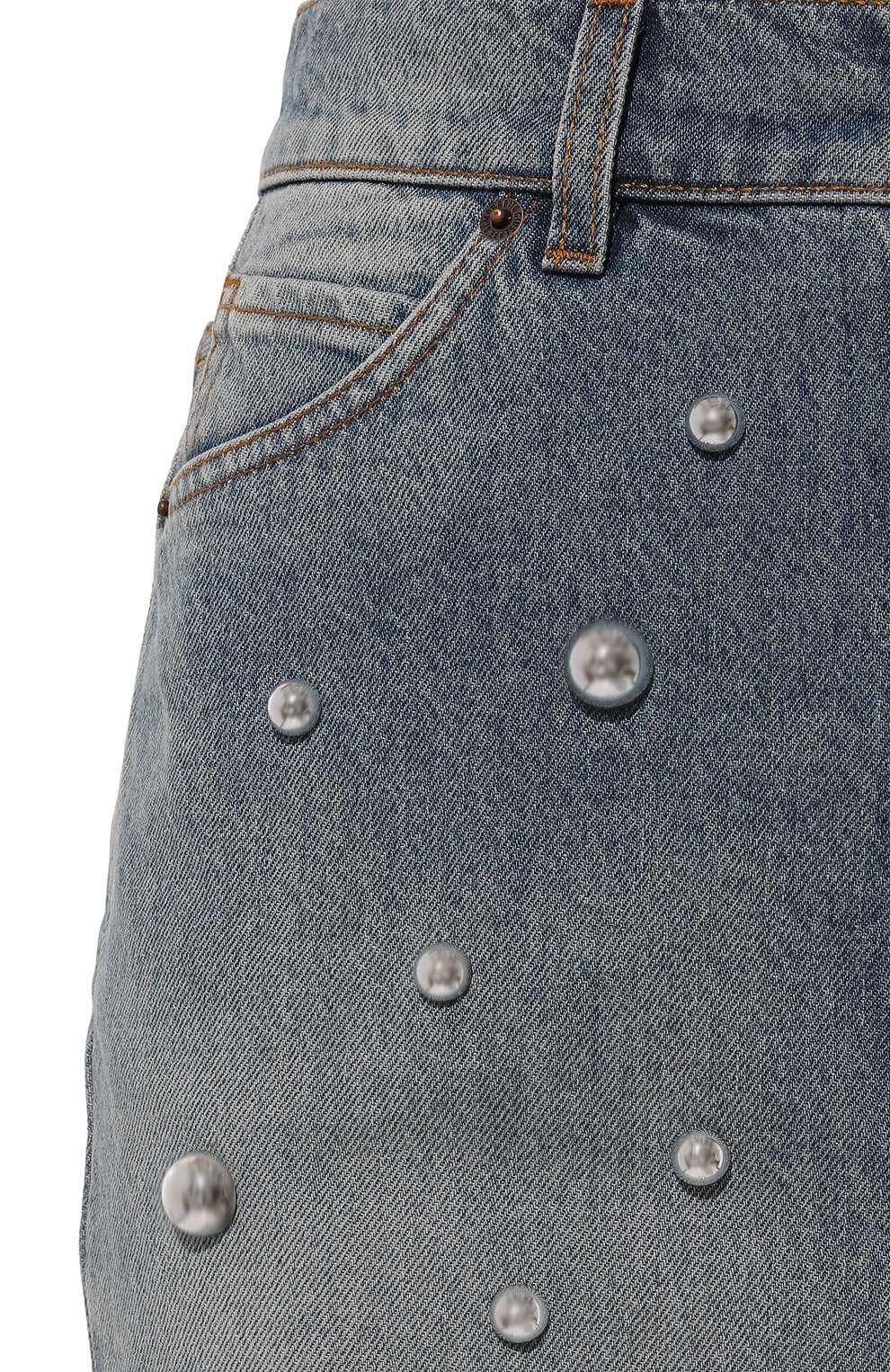 Джинсовая юбка GIUSEPPE DI MORABITO, арт. 03PFDNS059B 03330, фото 5