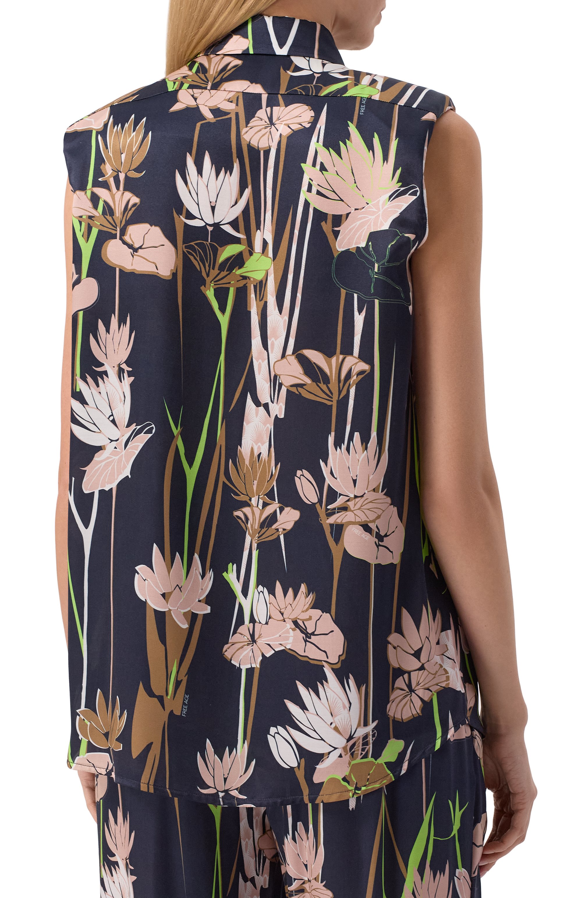 Атласная блузка FREEAGE, арт. WS25.BL017M.6001.499, фото 4