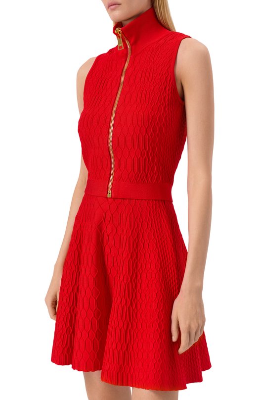 Топ из вискозы Balmain FF0AB203/KJ03 Красный  FF0AB203/KJ03 Фото 3