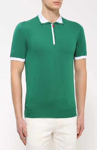 Хлопковое поло KITON, арт. UK571, фото 3