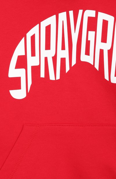 Хлопковое худи SPRAYGROUND, арт. SPY1012RED_001, фото 3
