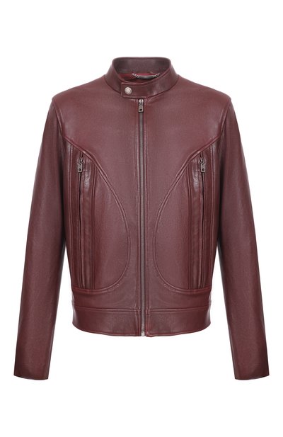 Мужская кожаная куртка DOLCE & GABBANA, арт. G9BWML/HULYV