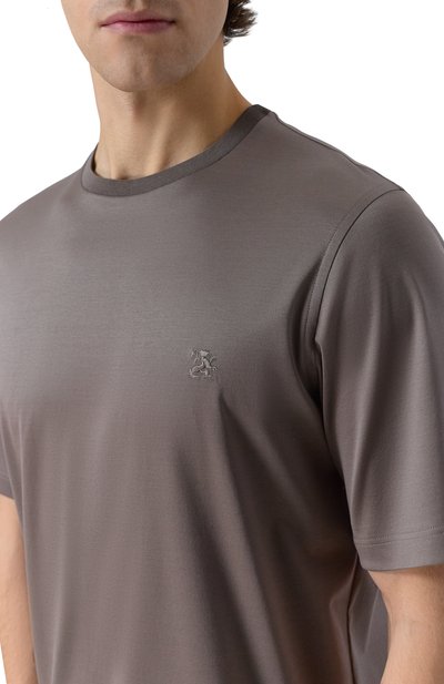 Хлопковая футболка ZILLI, арт. TSR02AM0100VZLE00, фото 5