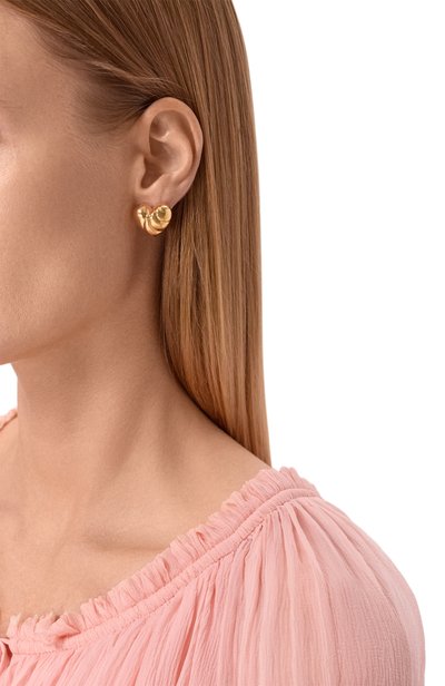 Серьги NUMBERING золотого цвета по цене 23550 руб., арт. 5127/GOLD, фото 2 Серьги NUMBERING, арт. 5127/GOLD, фото 2