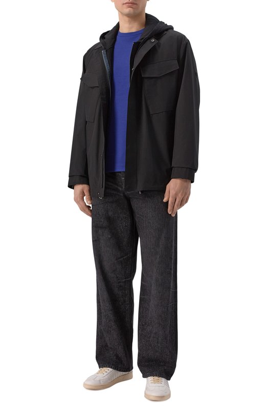 Футболка из вискозы BOSS 50527377 Синий  50527377 Фото 2