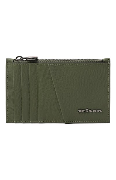 Мужской кожаный футляр для кредитных карт KITON, арт. UPEA009N0126904