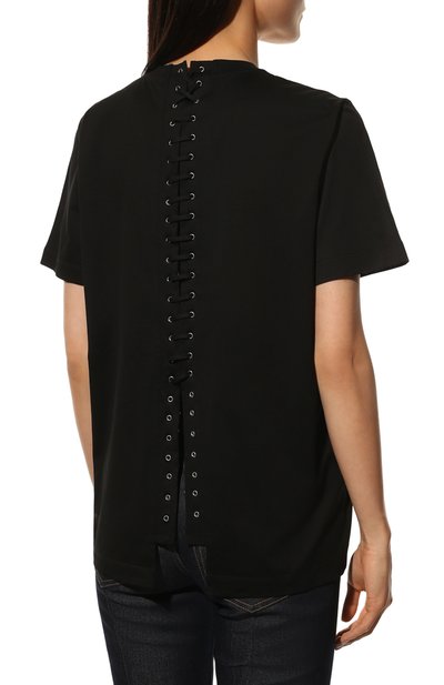 Хлопковая футболка PRADA, арт. 3593A-ILK-F0002-221, фото 4