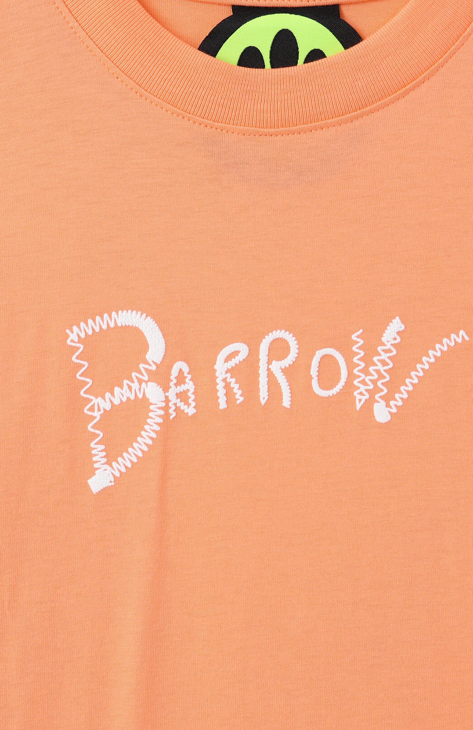 Хлопковое платье BARROW оранжевого цвета по цене 9950 руб., арт. S5BKJGDR165, фото 3 Хлопковое платье BARROW, арт. S5BKJGDR165, фото 3