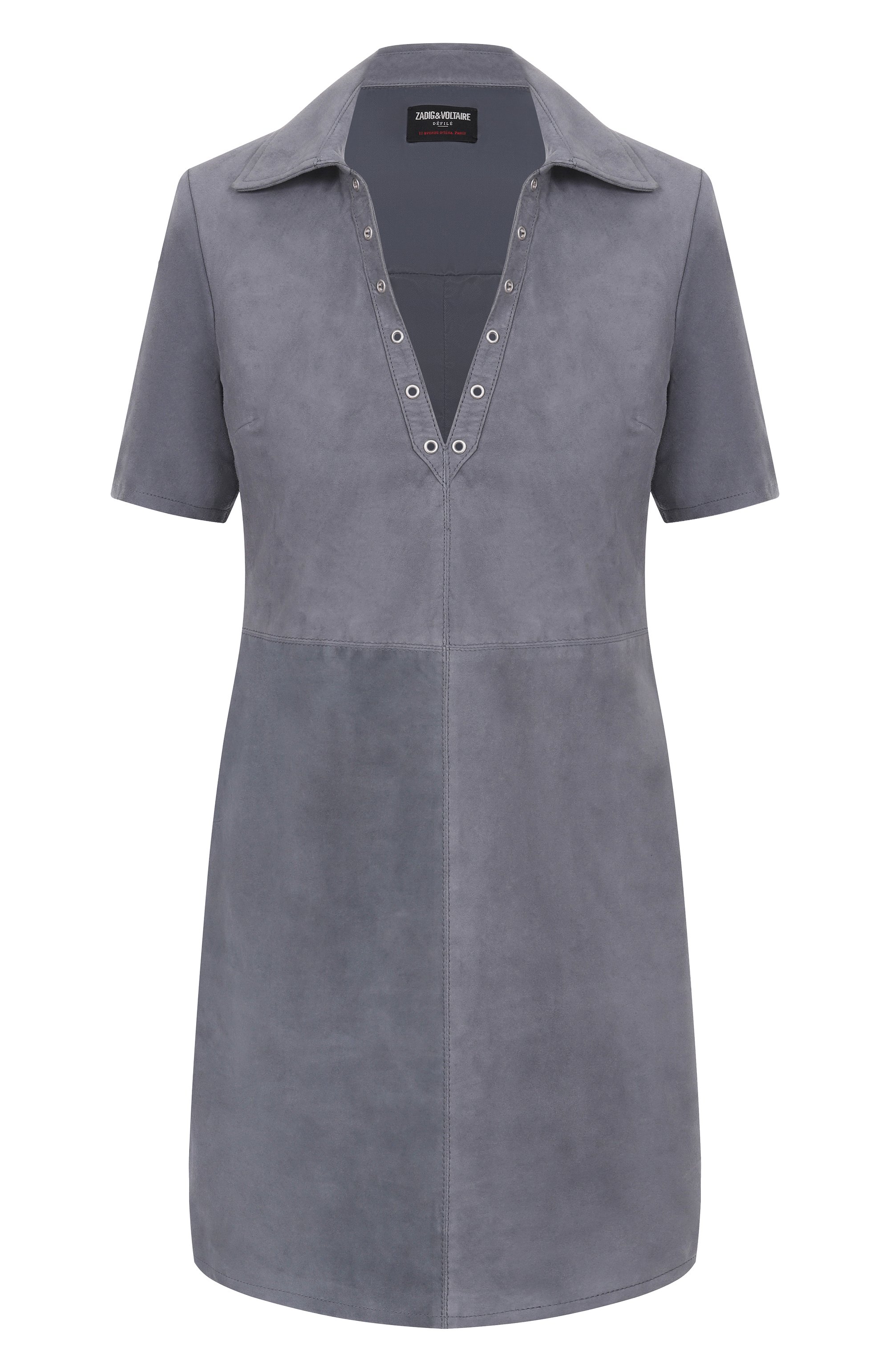 Замшевое платье ZADIG AND VOLTAIRE, арт. RWDR01040, фото 1